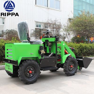 China Building Material Shops Electric Cheap Loader Machine 4 Wheeler Electric Loader for sale