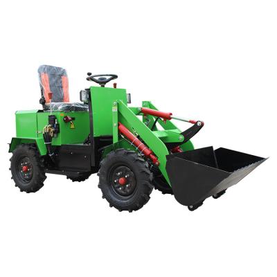 China Shops Mini Loader Utility Electric Vehicle Building Material Electric e Loader With Attachments for sale