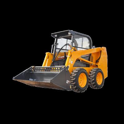 China Building Material Shops Construction Engineering Excavating And Loading Machine Garden Orchard Skid Steer Integrated Loader for sale