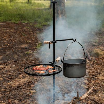 China User for Outdoor Camping Cooking BBQ Grills Portable Vertical Folding Camping Dutch Oven Bbq Grills Other Products Camping Picnic Tripod Cooker Campfire and Hike for sale