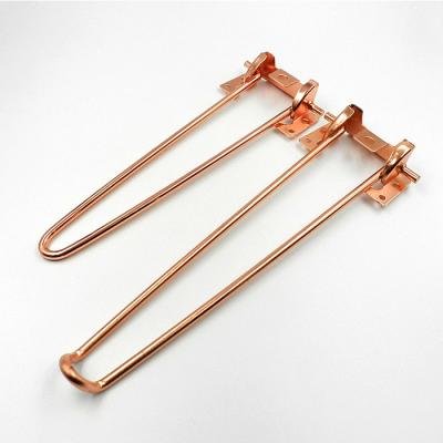 China Factory Furniture Furniture Legs Modern Hairpin Metal Folding Legs Heavy Duty Folding Table Legs IRON For Coffee Tea Table for sale