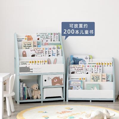 China Modern Children's Toy Storage Rack Children's Plastic Baby Drawers Children's Room Home Safety Shelf Cabinets for Kids for sale