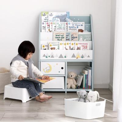 China Modern Children's Toy Children's Plastic Baby Drawers Children's Cabinets Nursery Home Safety Shelf Storage Rack for Kids for sale