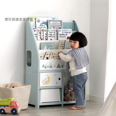 China Kids Toy For Children Storage Rack Children's Bedroom Home Safety Shelf Cabinets Modern Children's Cabinets Baby Plastic Drawers for sale