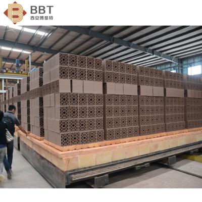 China 4.6m Clay Brick Tunnel Kiln For Automatic Brick Making Full Automatic Clay Brick Project Natural Gas Heating System Red Brick Tunnel Kiln for sale