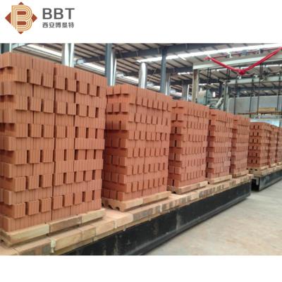 China Large capacity tunnel kiln project for clay bricks brick project automatic tunnel kiln the top with gas heating system for sale