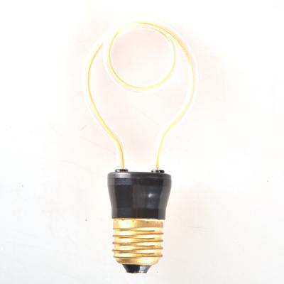 China Best and Cheapest Hotel Led Flexible Filament PC+Glass Light Bulb Led Flexible Filament 4 Watts for sale