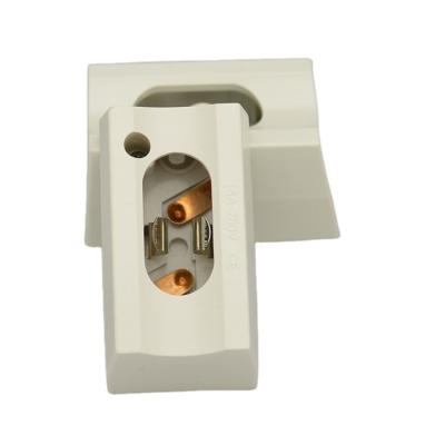 China Professional Screw China Supplier Opal Plastic Ceiling Light Bulb Holder Socket Base for sale