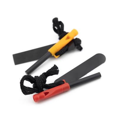 China Magnesium Flint Fire Multifunctional Survival Outdoor Whistling Stick for sale