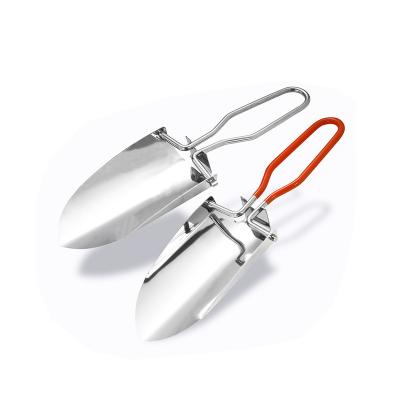 China Mini Gardening Shovel Stainless Steel Camping Shovel Folding Outdoor Camping Tools Shovel for sale