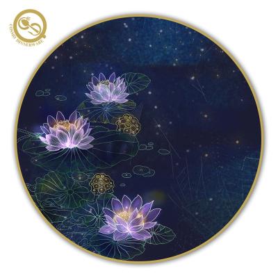 China Sustainable Starry Sky Ceramic Dishes Sets Tableware Round Restaurant Tableware for sale