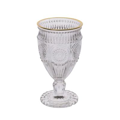 China Viable European Style Vintage Wine Glass Wholesale Crystal for sale