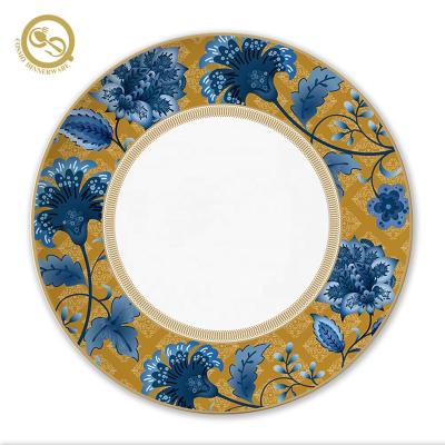 China Sustainable Cheap Wedding Plates Porcelain Dinnerware Ceramic Set Dishes for sale