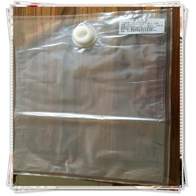 China 20KG Transparent Barrier Bag In Box Packaging For Liquid Egg for sale