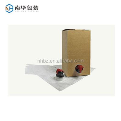 China Barrier Hot Sale 3L Bib Bag In Box Packaging For Vegetable Juice for sale