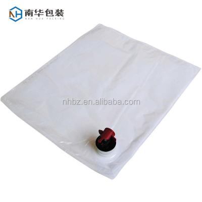 China 2018 Hot Sale Barrier 5L Transparent Bag In Box For Liquor for sale