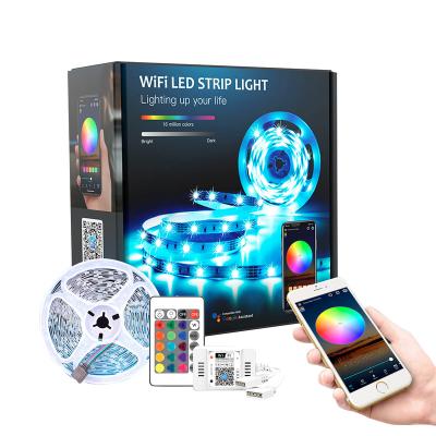 China China BT tuya manufacturer app 2.4G wifi voice control indoor alexa indoor BT tuya lighting voltage zigbee RGB music 2835 smart low sync 2835 led led light bandaged for sale