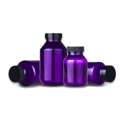 China Custom Empty Medicine Bottles 160ml 260ml Color Plastic Pill Bottle for sale