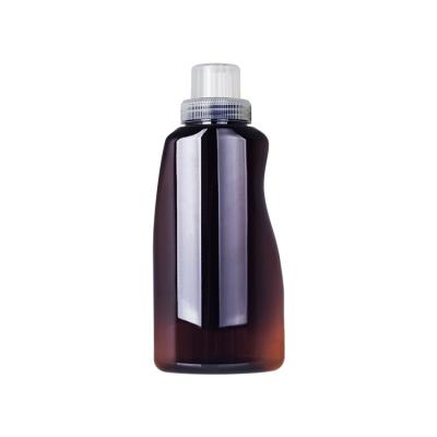 China Container Cosmetic Wash Packaging Plastic Bottles Laundry Detergent Liquid Wash Bottle With Screw Cap For Clothes Washing for sale