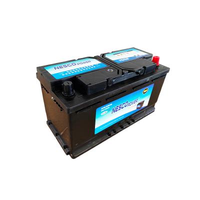 China CAR Factroy Free Price Nesco Power Maintenance Vehicle Battery Din100 12V100Ah Auto Car Batteries for sale