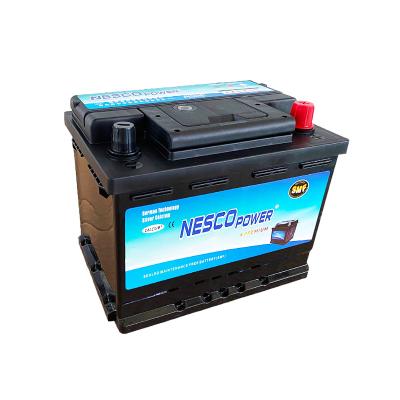 China CAR Factory Price Nesco Power 12 Months Warranty Mfdin55 Battery Car Battery 45Ah 12V For Electric Car for sale