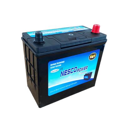 China High Cost Effective 12V 45Ah Nesco CAR Power Piles Best Automotive Battery for sale