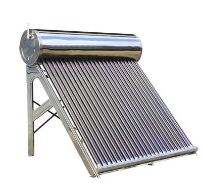 China Hotel Bottom Price Unpressurized Stainless Steel Solar Water Heater for sale