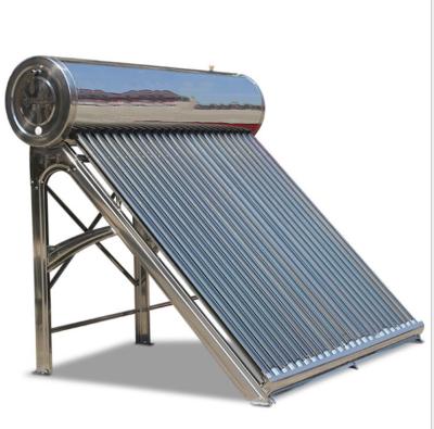 China Domestic Hot Water Rooftop High Pressurized Vacuum Tube Solar Water Heater for sale