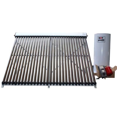 China Keymark Certified Glass Solar Heat Pipe Split Pressurized Solar Water Heater for sale