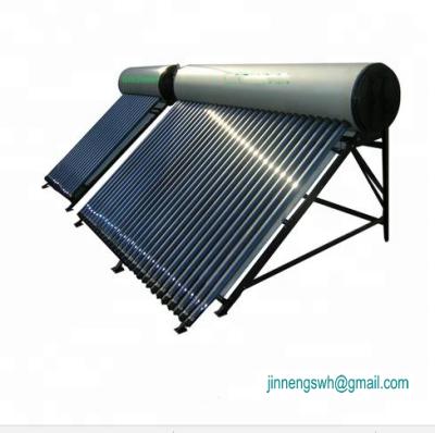 China Best Price Stainless Steel 100/150/180/200/250/300/360 Liters Heat Pipe Pressurized Solar Water Heater for sale