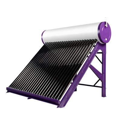 China Stainless Steel 100/150/180/200/250/300/360 Liter Popular Type Kenya Heat Pipe Pressurized Solar Water Heater for sale