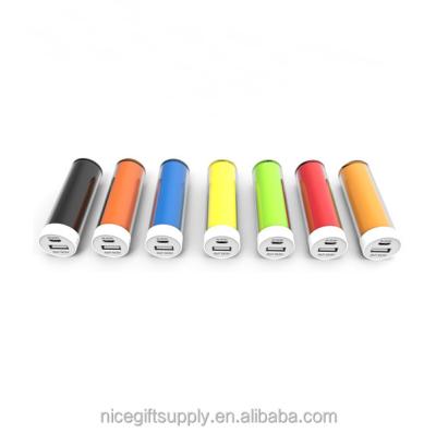 China Cell Phone Cylindrical Lipstick Easy Carry Universal Rechargeable Mobile Gifts Mobile Power for sale