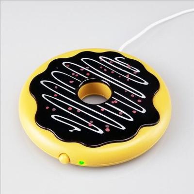 China Sustainable USB Insulation Coasters Cookie Heating Pad Donuts Cup Heater for sale