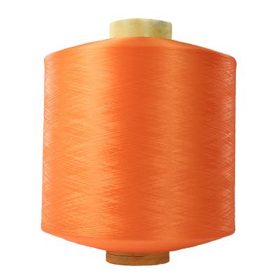 China Good Quality Sustainable Newcomers 28D-300D Dyed Twisted Polyester Yarns Polyester Filament Yarn for sale