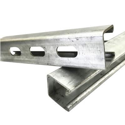 China Construction other steel roof truss 10 12 ft stainless steel c section unistruts rail HDG channels galvanized steel c channel aluminum for sale