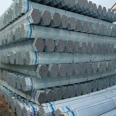 China Anticorrosion of galvanized metal electrica conduit galvanized steel products tuberia de acero precios de galvanizado channel galvanized pipe and fittings electric welded steel tube for sale