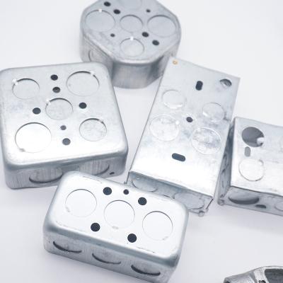 China ABS stainless steel junction box customize socket switches and electrical socket wall metal box gi conduit box junction price for sale