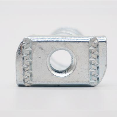 China Metric Retail Industry Galvanized And Polished Stainless Steel Square Spring Head Nuts for sale