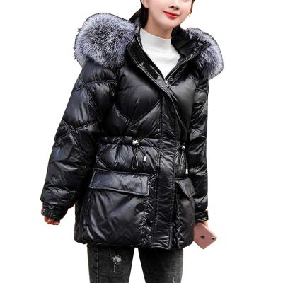 China Winter Plus Size Down Jacket Women's Short Korean Style Fashion Fox Fur Loose High End Coat for sale