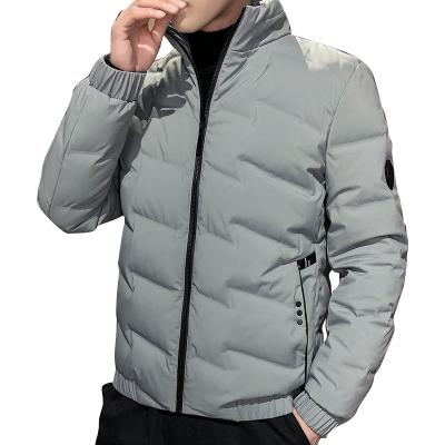 China Winter Plus Size Men's Fashion Casual Light Weight Down Jacket Duck Down Warm Short Jacket White for sale