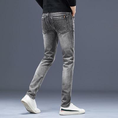 China High quality breathable men's jeans embroidered pocket jeans men's new arrival vintage jeans pants for men for sale