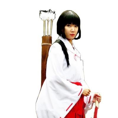 China 2021 High Quality Polyester Hot Product Animation Cosplay Inuyasha Witch Platycodon Japanese Kimono for sale