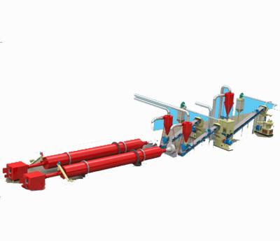 China Machinery Repair Shops Strip Complete Production Line Of Straw Wood Pellet Machine for sale