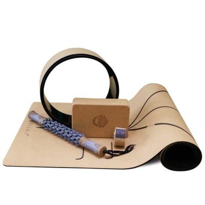 中国 Home Exercise Custom Natural Yoga Cork Fitness Sets TPE ABS 販売のため