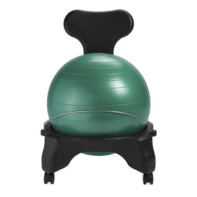 China 66*53*75CM Yoga Fitness Equipment , Back Support Home Office Balance Ball Chair for sale