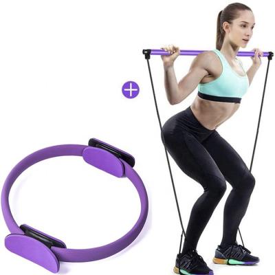 Chine barre rose pourpre de Ring With Hip Muscle Trainer Pilates de yoga de 94cm Pilates à vendre