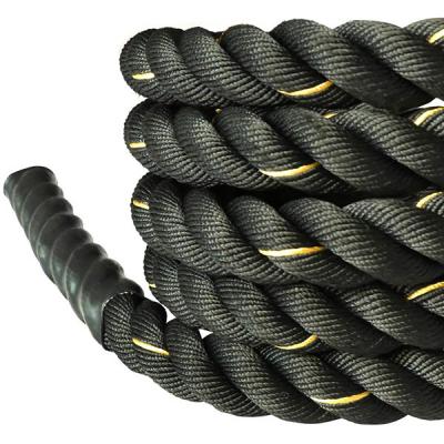 China Waterproof Grip Ends Battle Training Rope Gym Heavy Jump Ropes for sale