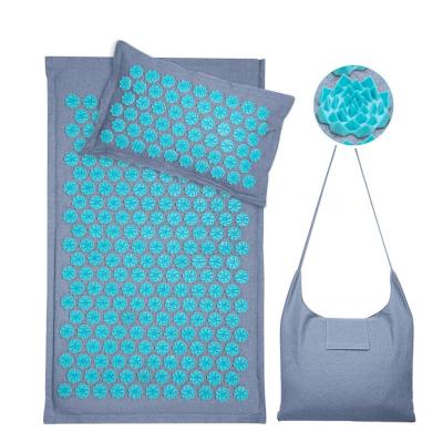 China Natur-Leinenkokosnuss-Palme Acupressure-Mat And Pillow Set With-Tasche Lotus Spike Acupressure Mat zu verkaufen