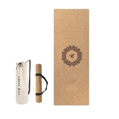 China Manufacturor Non Slip Soft Sweat Resistant Luxury Cork Yoga Mat for sale