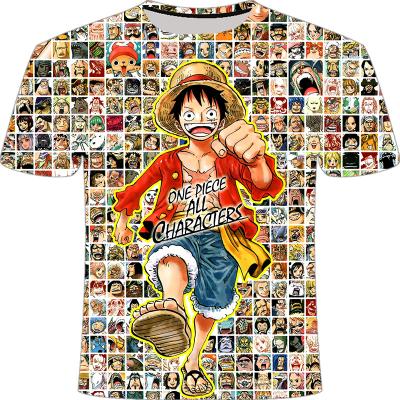 China Monetcat Anti Shrink 3D Digital Printing One Piece Short Sleeve T-Shirt for sale